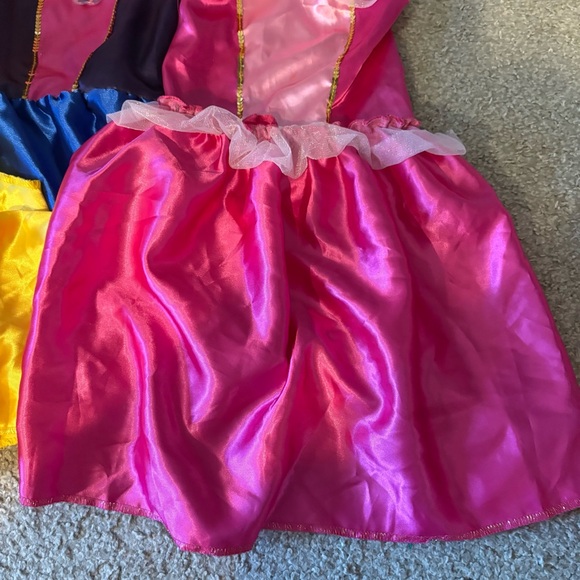 Disney Princess Dress Up Trunk Sz 4-6 Halloween Play Belle Aurora Anna - Picture 6 of 7